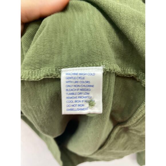 Sun Farer Southern Tide Ocean View Mens Pullover Long Sleeve Green Shirt Sz M - Picture 8 of 10